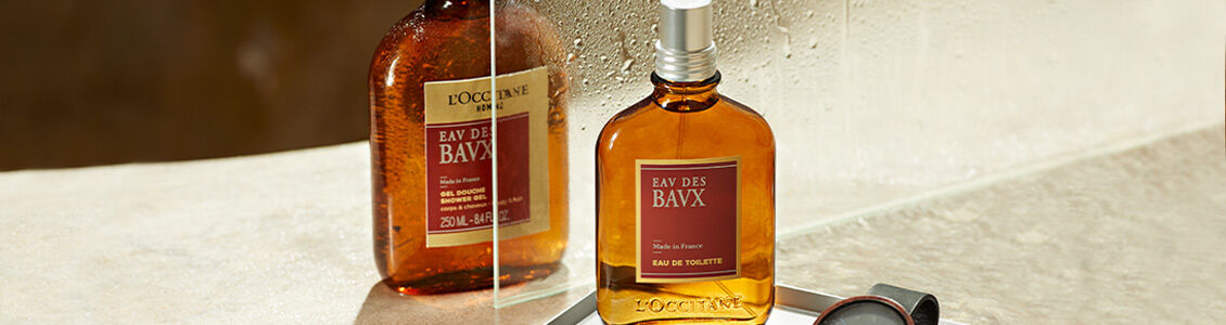 Baux Shower gel and eau de toilette